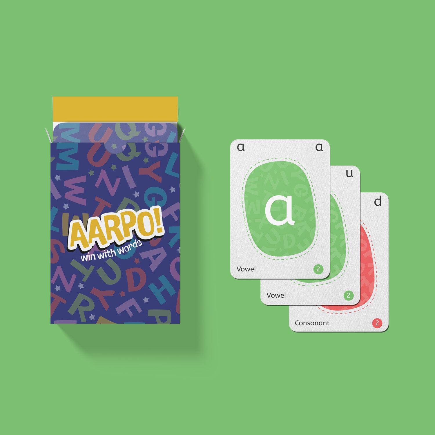 AARPO phonics card game for kids