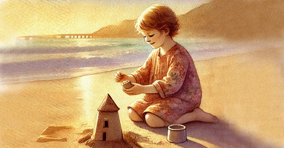 What a Child Learns While Building Sandcastles